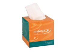 Caja cuadrada grande con 50 pañuelos