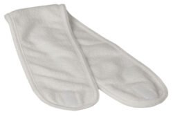 Toalla/diadema facial de algodón