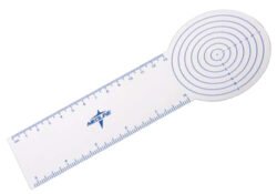 Flexible dermatological ruler