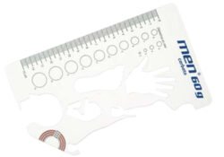 Regla plantilla dermatológica flexible