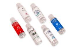 Botella 60 ml con gel hidroalcohólico