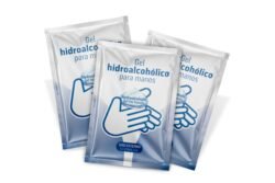 Sachet con gel antibacteriano