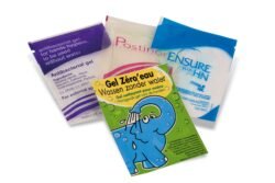 Sachet con gel hidro alcohólico