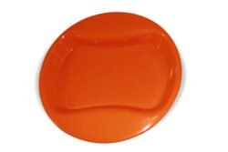 Plato bebé naranja