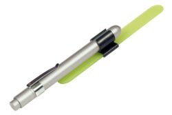 Linterna diagnóstico de aluminio con adaptador para depresor