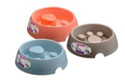 Comedero mascotas con huella