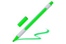 Resaltador cuerpo triangular